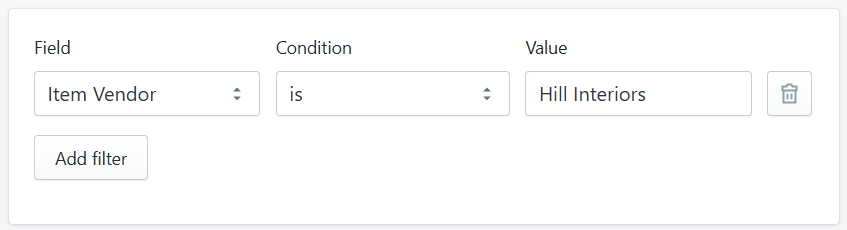 Fullfill items only from a specific vendor with Fulfilleo